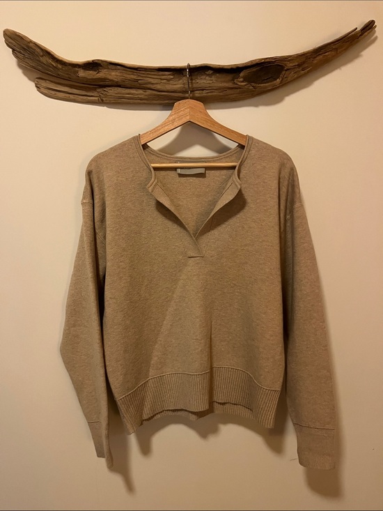 Everlane Sweaters - Everlane Henley Wool Cotton Blend Sweater